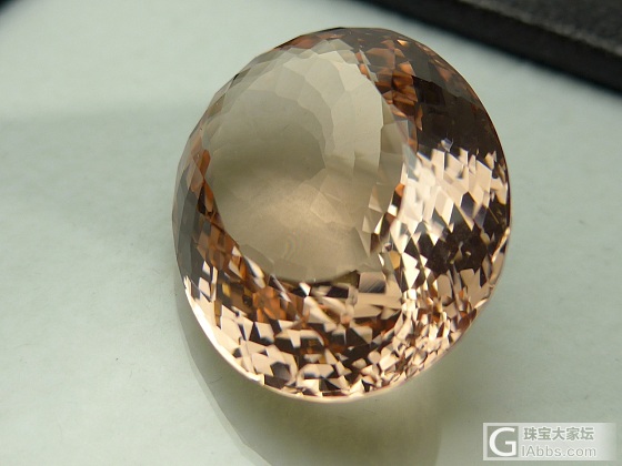 綠柱石家族的公主(摩根石 Morganite )_刻面宝石摩根石