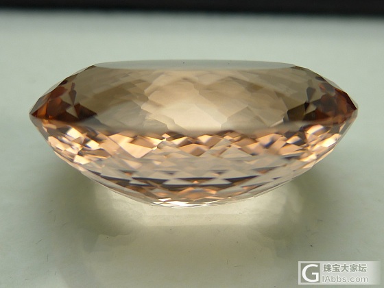 綠柱石家族的公主(摩根石 Morganite )_刻面宝石摩根石