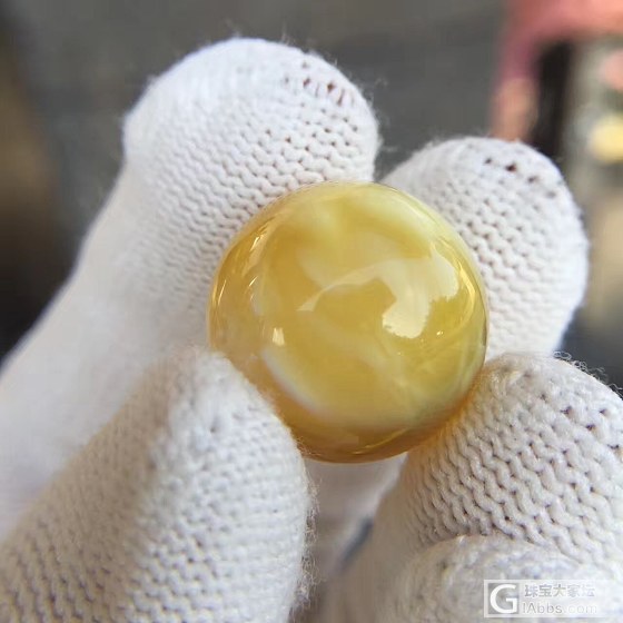 瓷白 金 荧光 妖娆 拉丝纹 能有的都有了 19_配件琥珀蜜蜡