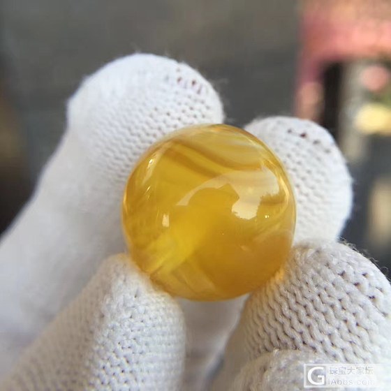 瓷白 金 荧光 妖娆 拉丝纹 能有的都有了 19_配件琥珀蜜蜡