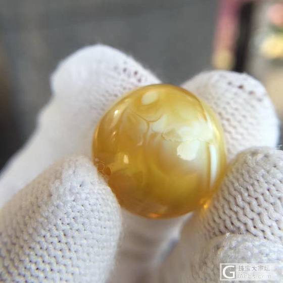 瓷白 金 荧光 妖娆 拉丝纹 能有的都有了 19_配件琥珀蜜蜡