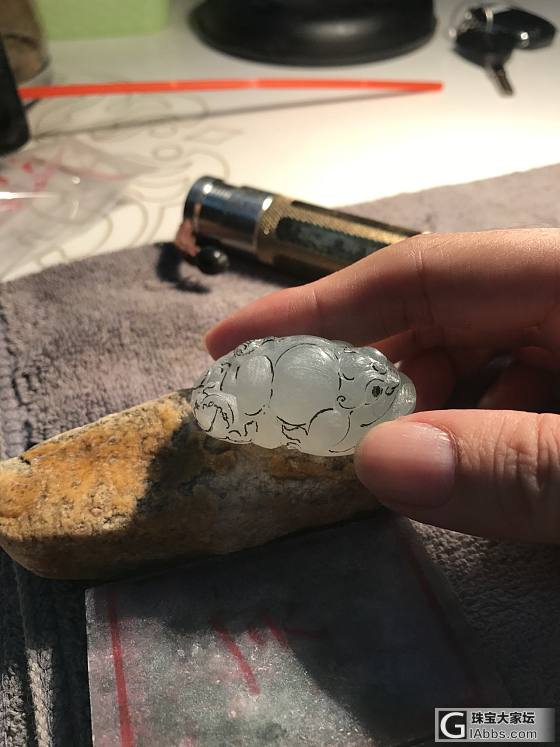 龙珠改金蝉_翡翠玉工