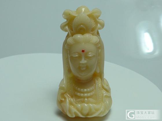 天然無處理台灣深海老珊瑚 老師傅手工細雕觀世音菩薩_雕刻珊瑚