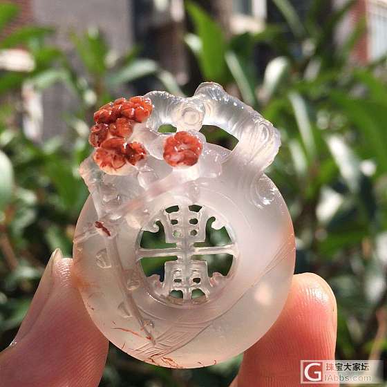 俏色冰飘南红，美！_南红