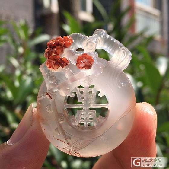 俏色冰飘南红，美！_南红