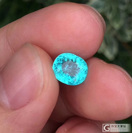 刚入手的帕拉伊巴..这个颜色怎么样？_碧玺刻面宝石