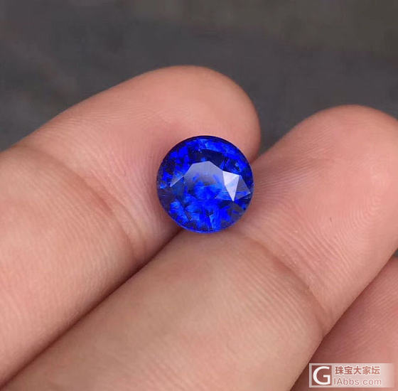 这个矢车菊怎么样..要不要收？值吗？_蓝宝石刻面宝石