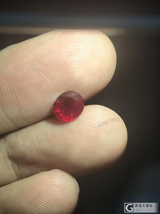 缅甸无烧鸽血红红宝石1.4ct_刻面宝石红宝石