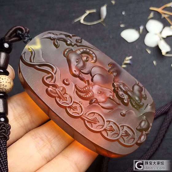 琥珀项链_项链琥珀