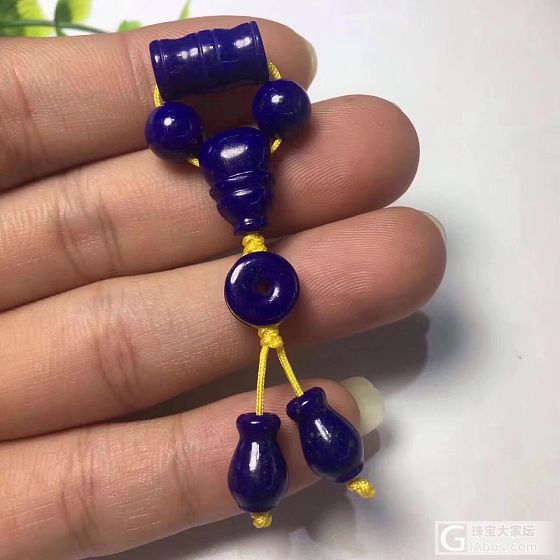 青金配件_配件青金石