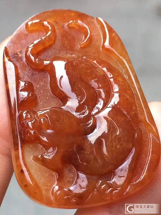 翡翠虎牌_挂饰挂件翡翠