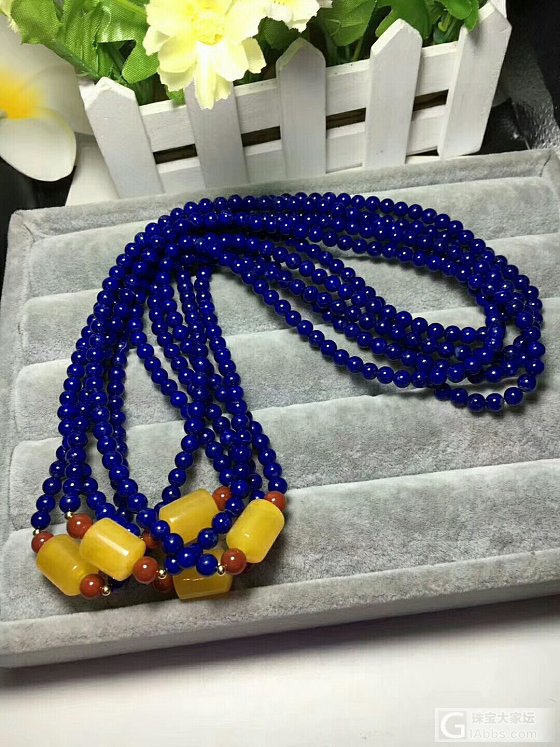 青金手链_珠串青金石