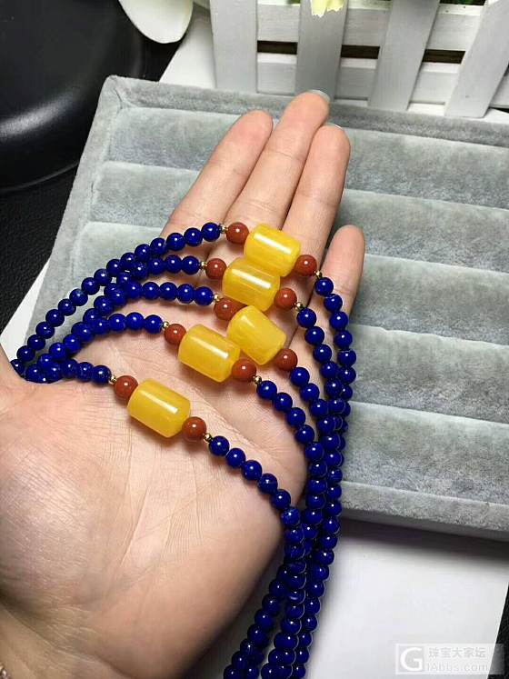 青金手链_珠串青金石