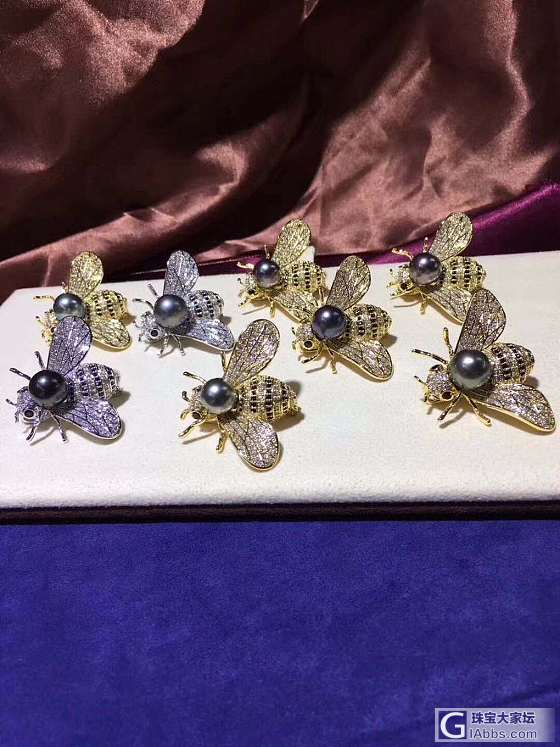 胸花系列_胸饰海水珍珠