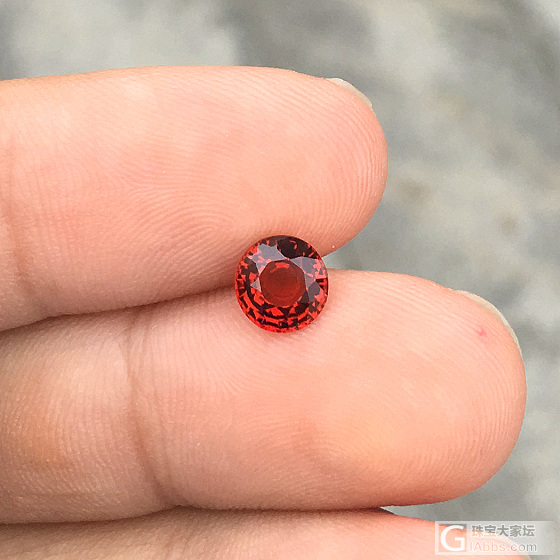 【福利】1.38ct 坦桑尼亚 甜橘色 枕形 全净 Malaya 石榴石 收藏_石榴石刻面宝石