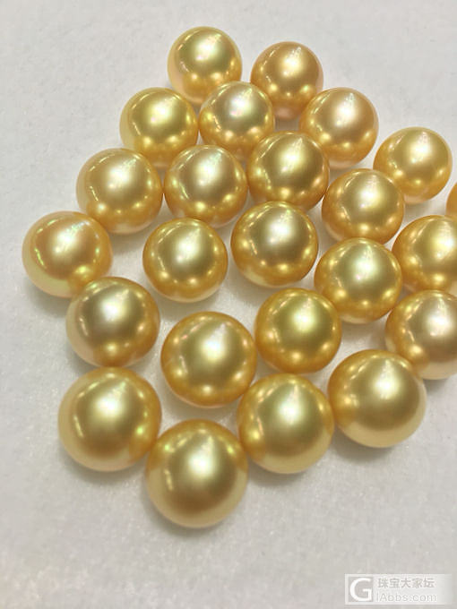 菲律宾金珠11-12mm正圆无瑕_海水珍珠