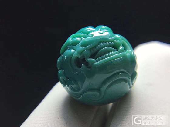 纯天然原矿瓷釉精品精工兽珠_配件松石