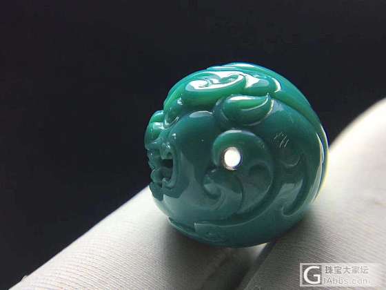 纯天然原矿瓷釉精品精工兽珠_配件松石