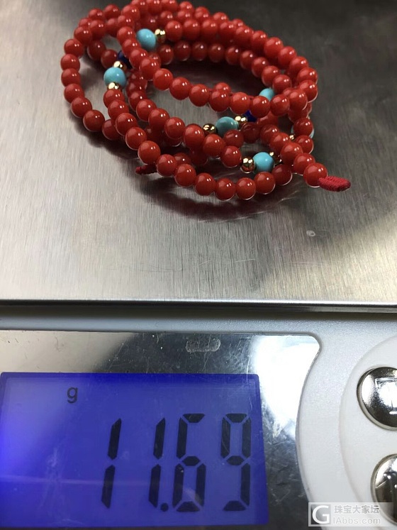 红珊瑚手链_珠串珊瑚