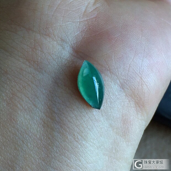 蓝水的都很有味道_戒面翡翠