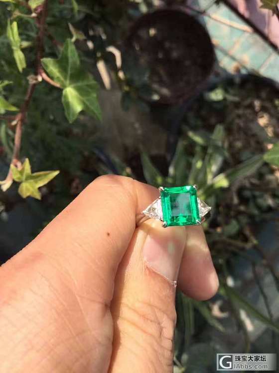 ##中颐旗舰荣誉出品完美级别哥伦比亚祖母绿戒指## 2.32ct_刻面宝石祖母绿中颐彩色宝石