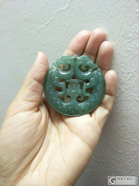 新收到的，过过手瘾，已经出了。_挂件翡翠
