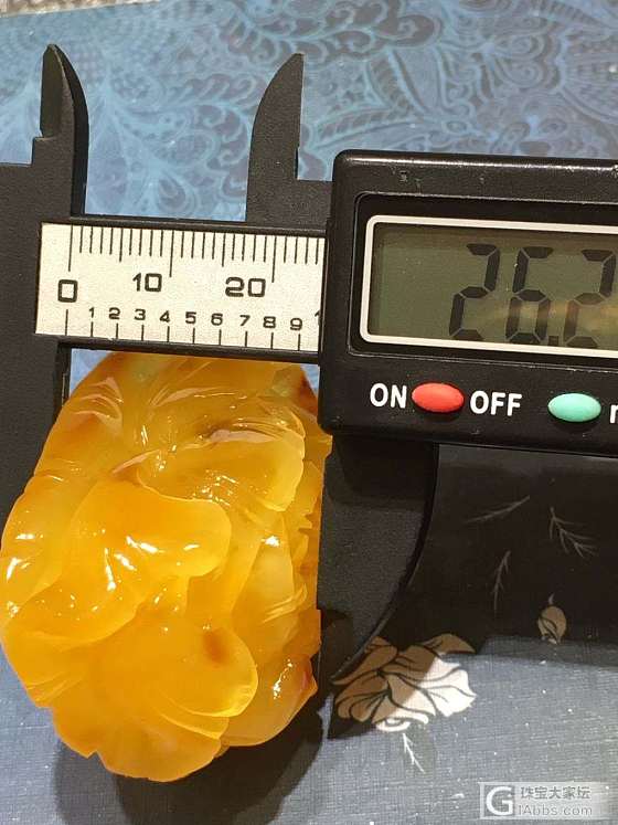 蜜蜡牡丹花_挂件花件琥珀蜜蜡