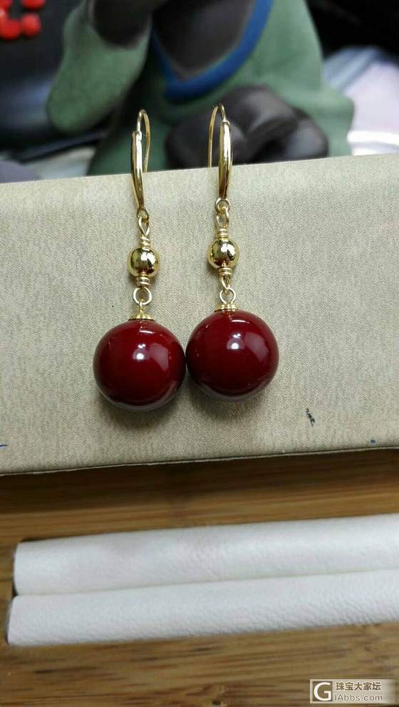 红珊瑚耳钉耳坠_耳坠珊瑚