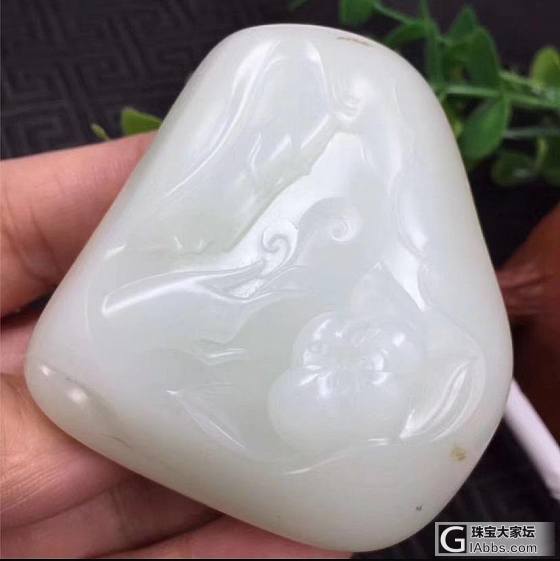 【德品玉斋】：精品羊脂级收藏重器：莲花观音小摆件！_摆件和田玉