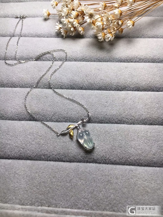 金枝玉叶锁骨链，戴上应该美美哒_设计