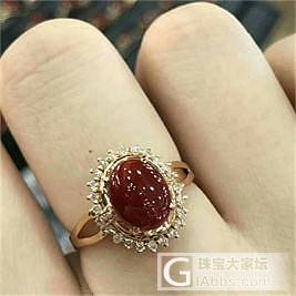 阿卡赤血戒指_戒指珊瑚