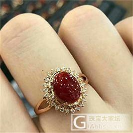 阿卡赤血戒指_戒指珊瑚