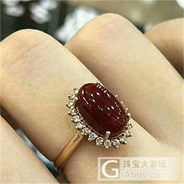 阿卡赤血戒指_戒指珊瑚