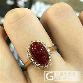 阿卡赤血戒指_戒指珊瑚