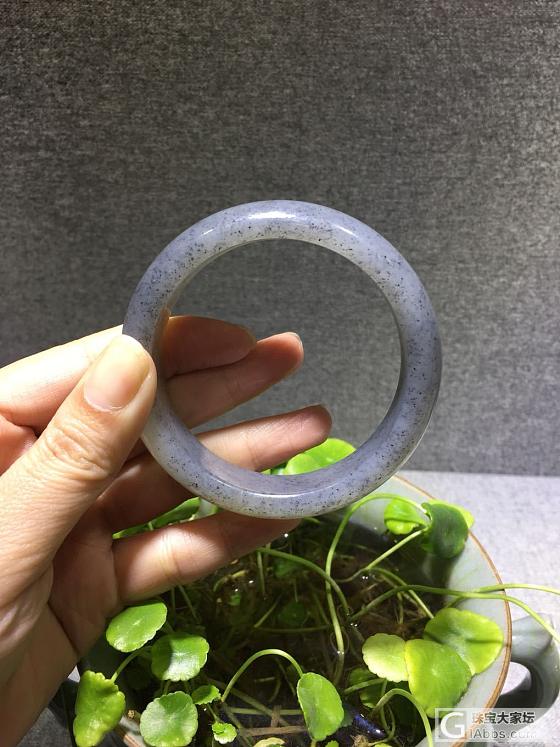 点墨青花籽镯 圈口57mm_和田玉