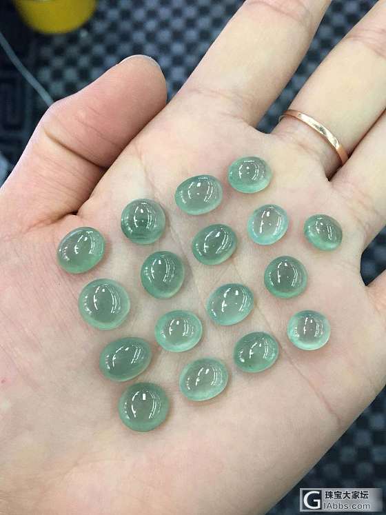 晴水冰蛋面_蛋面翡翠