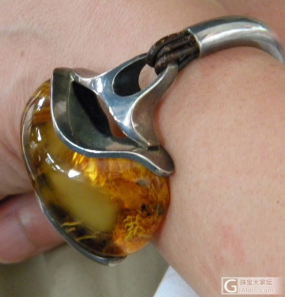 金包蜜還是金绞蜜??金包蜜吧!_手镯琥珀蜜蜡