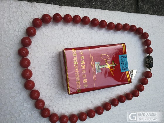 请问各位大侠，这款沙丁项链大概什么价可以入。直径1.12-1.18_项链珊瑚