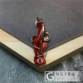 阿卡牛血吊坠_吊坠珊瑚