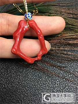 红珊瑚圈吊坠_吊坠珊瑚