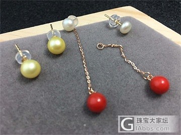 耳坠 耳钉_耳饰珊瑚