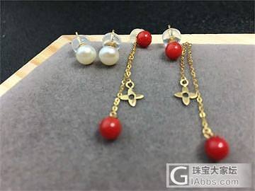 耳坠耳钉_耳饰珊瑚