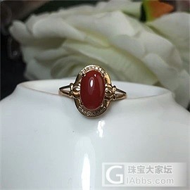 阿卡牛血戒指合集_戒指珊瑚