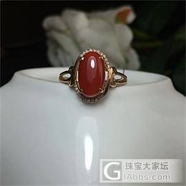 阿卡牛血戒指合集_戒指珊瑚