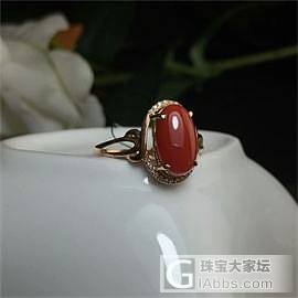 阿卡牛血戒指合集_戒指珊瑚