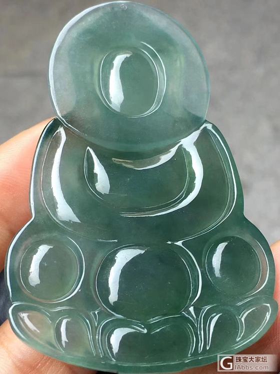 翡翠冰晴观音_挂件翡翠