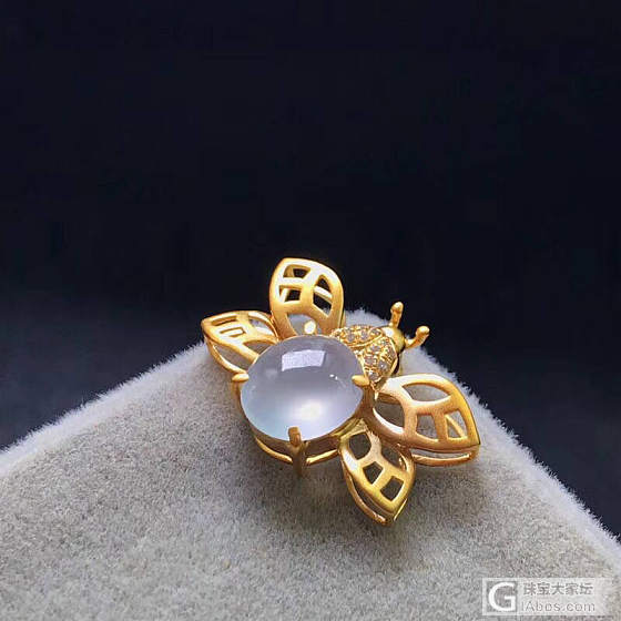 一只超可爱小蜜蜂_吊坠翡翠