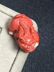 莫莫貔貅_挂件珊瑚