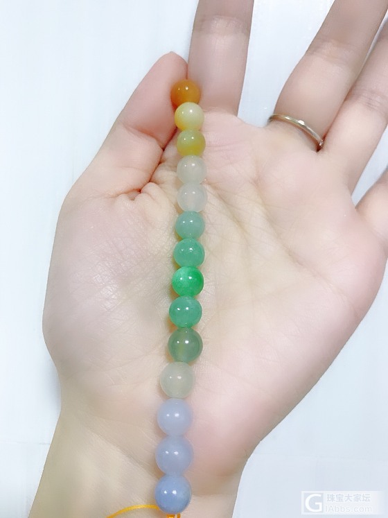 凑个珠子真是好艰难啊～总算有点眉目了_串珠翡翠