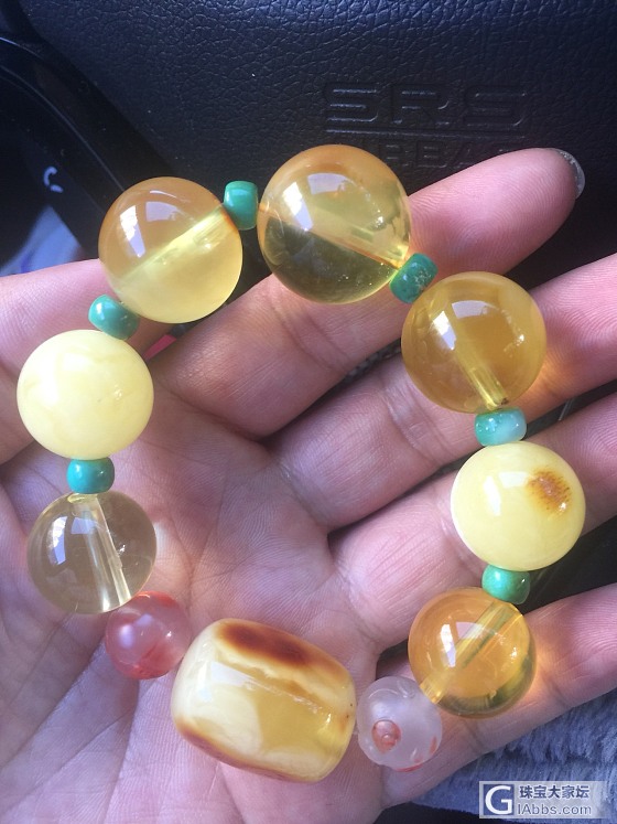 好久没发点自己做的珠珠了，偷闲发一贴_珠串琥珀蜜蜡